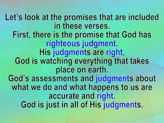 1 Choices Have Consequences 2 Thessalonians 1