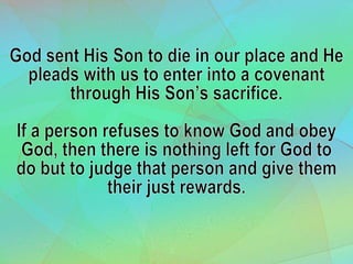 1 Choices Have Consequences 2 Thessalonians 1