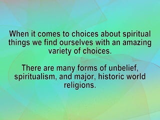 1 Choices Have Consequences 2 Thessalonians 1