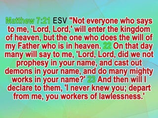 1 Choices Have Consequences 2 Thessalonians 1