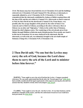 1 chronicles 15 commentary | PDF