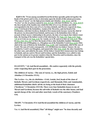 1 chronicles 15 commentary | PDF