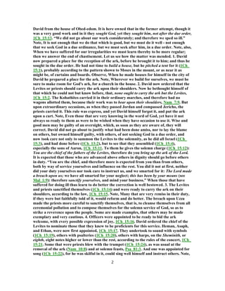 1 chronicles 15 commentary | PDF
