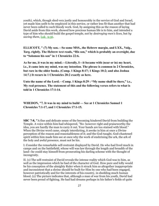 1 chronicles 22 commentary | PDF