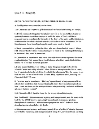 1 chronicles 22 commentary | PDF
