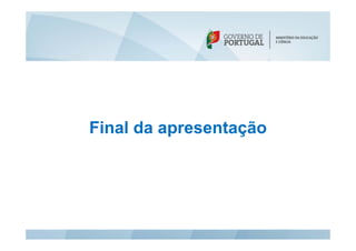 Final da apresentaçãoFinal da apresentação
 