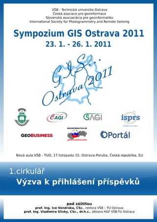 GIS Ostrava 2011 - 1. cirkulár