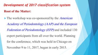 Comprehensive Classification Systems for Periodontal Diseases and ...