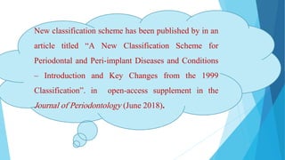 Comprehensive Classification Systems for Periodontal Diseases and ...