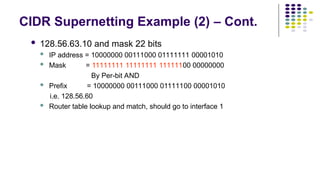 1 class interdomain routing .ppt how it works | PPT