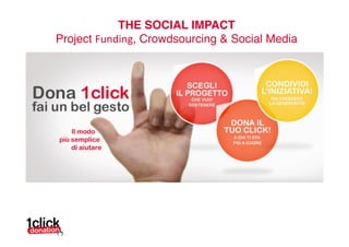 THE SOCIAL IMPACT! 
Project Funding, Crowdsourcing & Social Media ! 
 