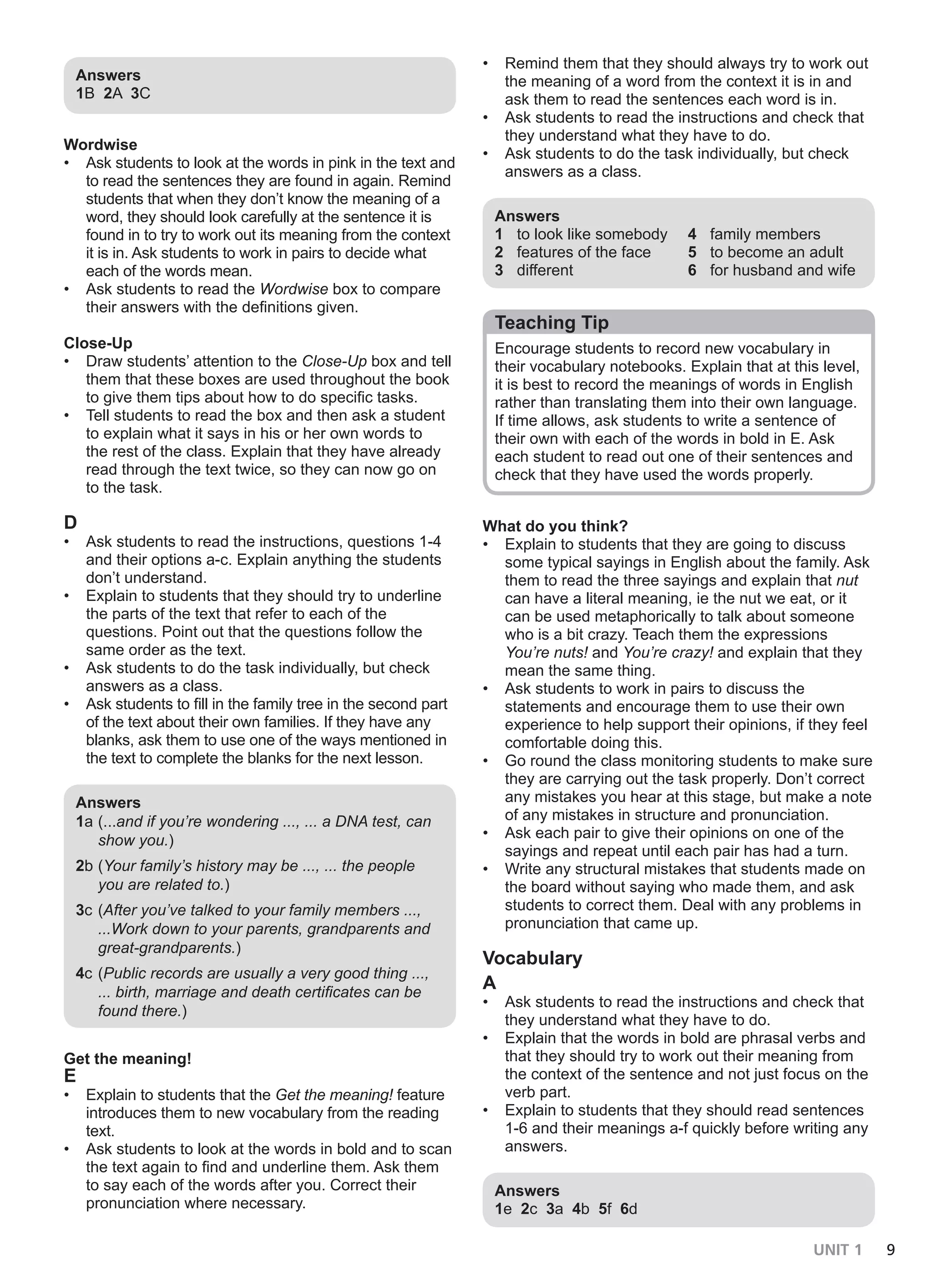 close up b1 teacher's book | PDF