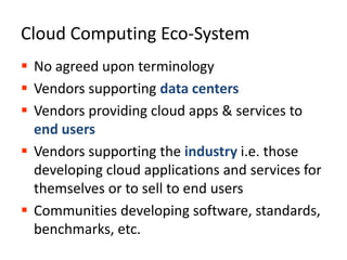 Instances, Services & Frameworks15Hadoop DFS & MapReduceGoogle AppEngineMicrosoft AzureForce.comVMWareVmotion…many instancesAmazon’s SQSAzure ServicesAmazon’s EC2single instanceS3instance(IaaS)serviceframework(PaaS)operating system