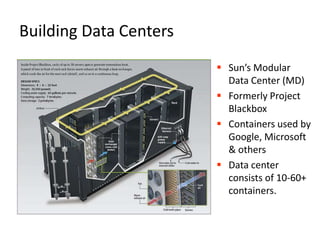 Transition Taking PlaceA hand full of players are building multiple data centers a year and improving with each one.This includes Google, Microsoft, Yahoo, …A data center today costs $200 M – $400+ MBerkeley RAD Report points out analogy with semiconductor industry as companies stopped building their own Fabs and starting leasing Fabs from others as Fabs approached $1B 19