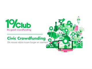 Civic Crowdfunding 
Dé nieuwe relatie tussen burger en overheid 
 
