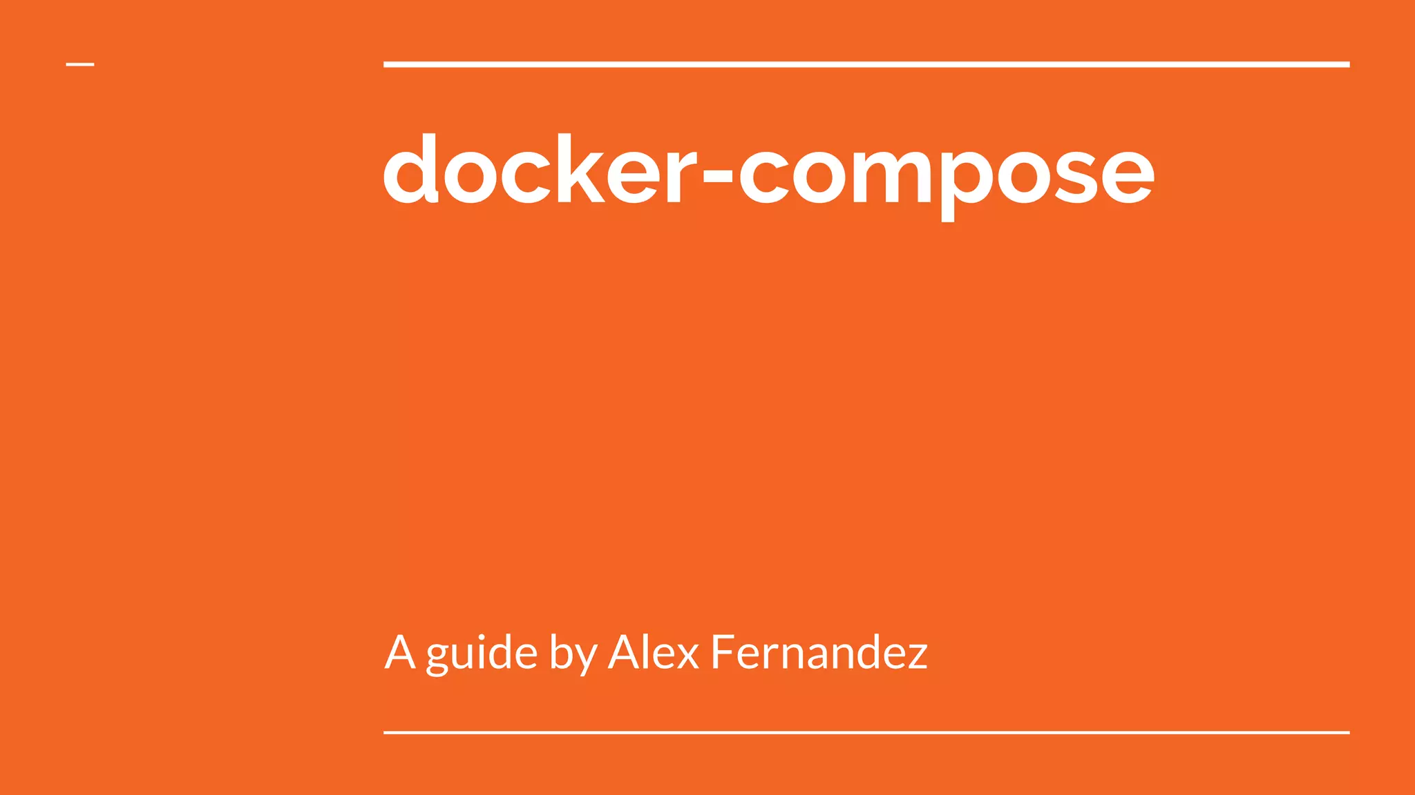 docker compose | PPTX
