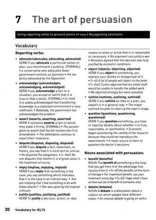 Object Disapprove 1 collins vocabulary_for_ielts_book | PDF