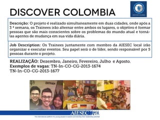 [AIESEC] Cidadão Global - COLOMBIA