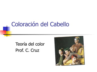 Coloración del Cabello Teoría del color Prof. C. Cruz 