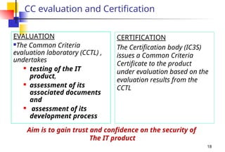 Ccc Eval Example Common Criteria Scheme for product security evaluation and ...