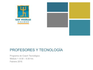 PROFESORES Y TECNOLOGÍA
Programa Aprendo en red
 