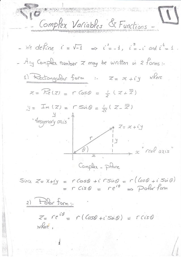 1 Complex Variables And Functions El Esra2 Ahmedawad