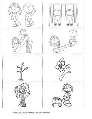 PROFRA. YOLANDA ZAMBRANO A. MANITAS PINTADAS
 