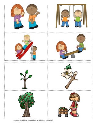 PROFRA. YOLANDA ZAMBRANO A. MANITAS PINTADAS
 