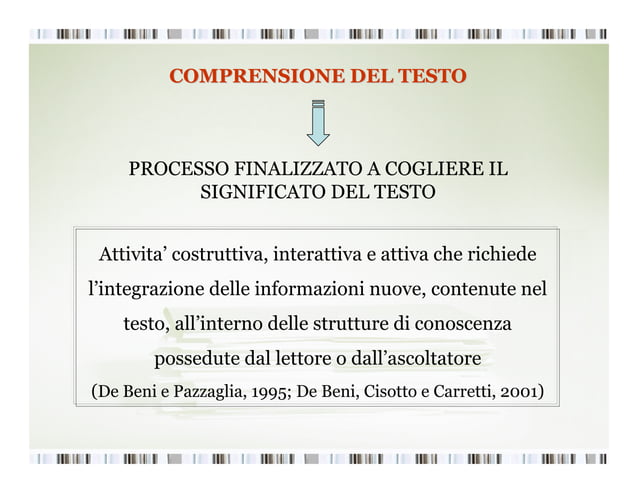 Esercizi Di Comprensione Del Testo Per Dsa 1 comprensione del testo | PPT