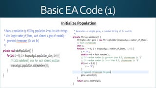 Initialize Population
 