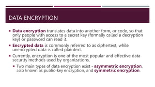 Most Common Encryption Languages COMPUTER SECURITY in Information Security | PPTX