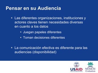 El Uso de Datos para Informar la Toma de Decisiones | PPTX