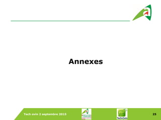 Tech ovin 2 septembre 2015 25
Annexes
 