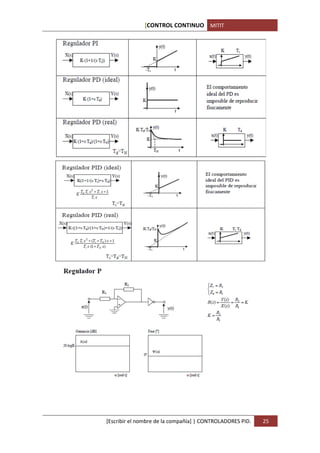 [CONTROL CONTINUO MITIT




[Escribir el nombre de la compañía] | CONTROLADORES PID.   25
 