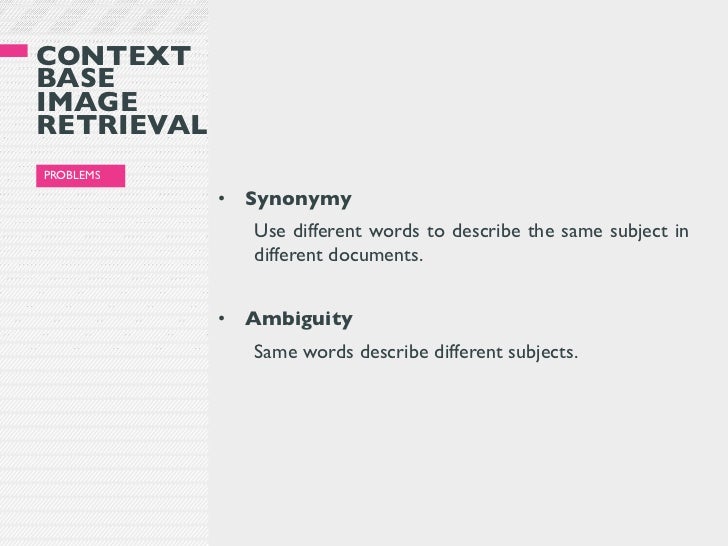 Content Vs Context Content vs context