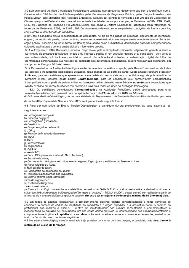 1ª convocação dos aprovados pmba2012 28-06 2013