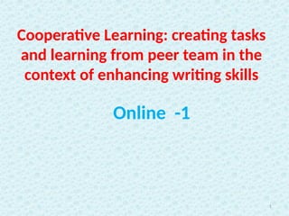 1 Cooperative Learning promotion in schools .pptx