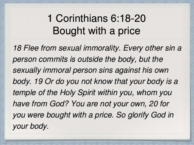 1 Corinthians 612 20 Glorifying God Believers Honor God