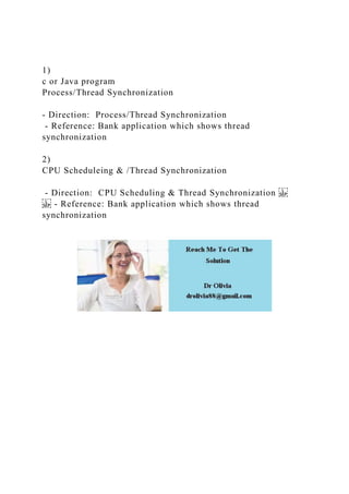 1)c or Java programProcessThread Synchronization- Directi.docx image.