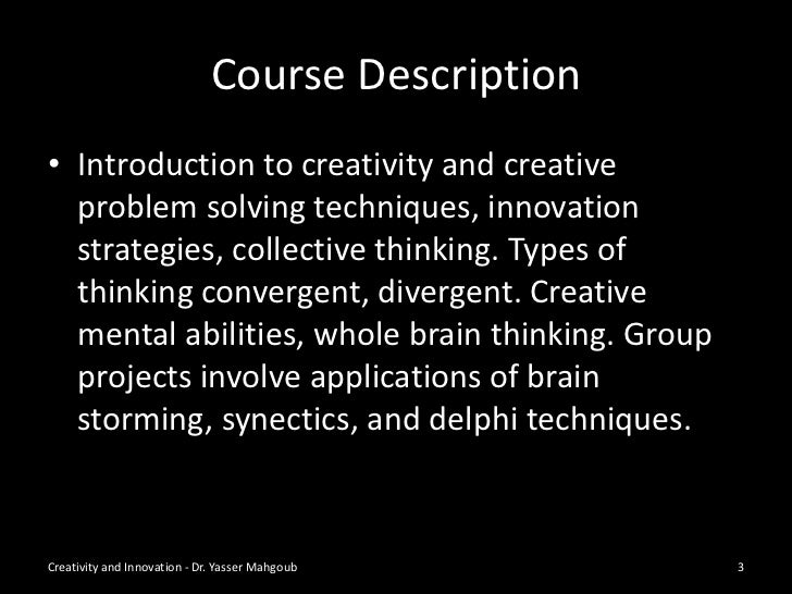 creativity and innovation essay 1 Free essay: innovation is defined as creativity and innovation 4159 words 11 innovation there is no specific definition for innovation as such. creativity and innovation essay 1 Free essay: innovation is defined as creativity and innovation 4159 words 11 innovation there is no specific definition for innovation as such.