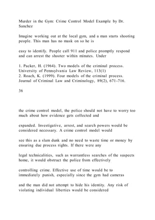 1 Crime, Criminal Justice, andCriminologyLearning Obj | DOCX