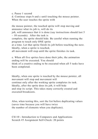 1 CS110 - Introduction to Computers and Applications .docx