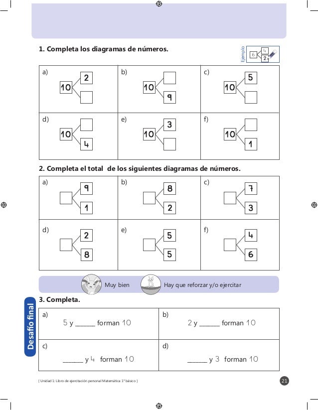1° cuaderno ejercicios matematica n° 1