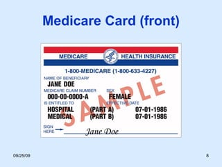 Medicare Card (front) Jane Doe 