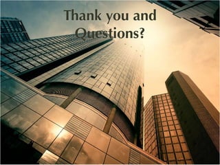 Thank you and
Questions?
 