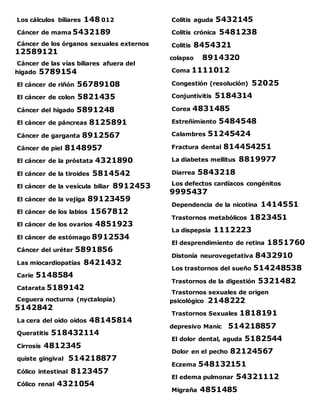 Curacion con numeros | PDF