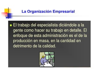 La Organización Empresarial
 
