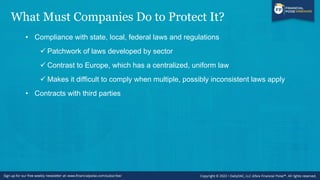 Introduction to US Privacy and Data Security: Regulations and ...