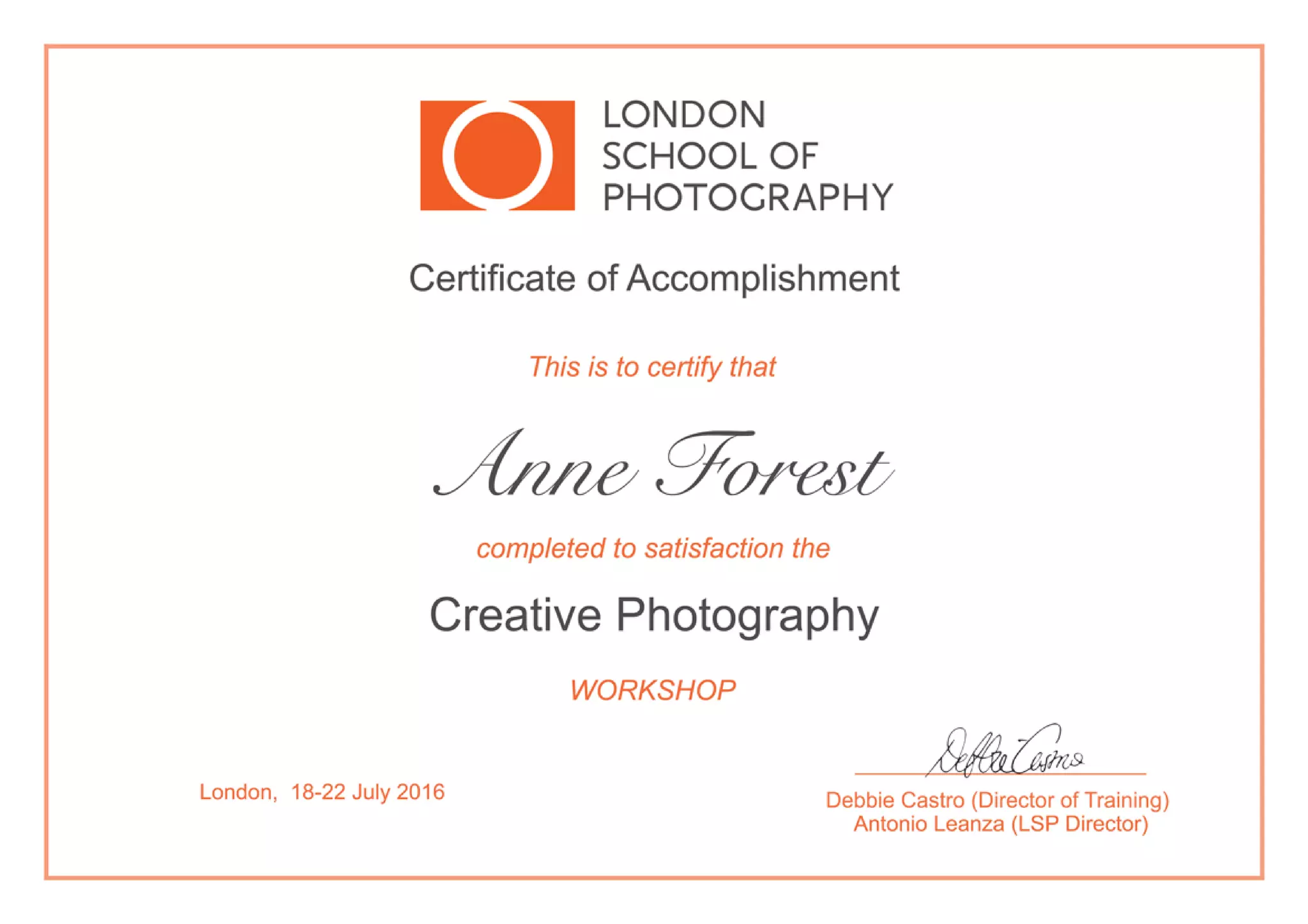 Creative Photography Certification | PDF