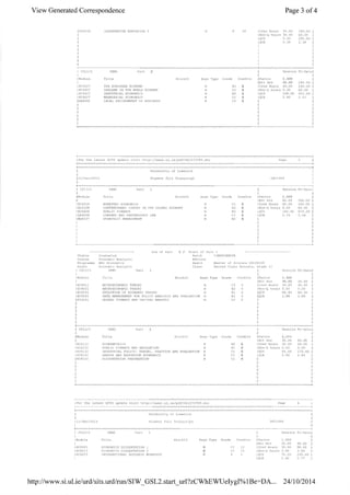 Masters Transcript | PDF